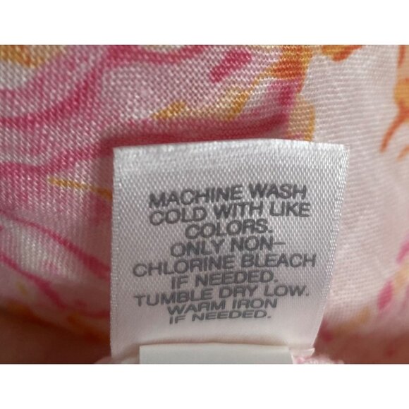 J.Jill Love Linen Button Up Blouse Womens Size 4X Floral Print Long Sleeve Plus - Picture 5 of 8